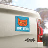 Don't Litter Feral Cat TNR 5x5 Car Magnet