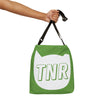 Green Feral Cat TNR Adjustable Tote Bag