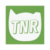 Green Tipped Ear Cat TNR 5x5 Car Magnet