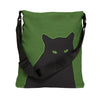 Cat At Night Tote Bag With Adjustable Strap For Feral Cat Lovers And TNR Supporters