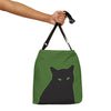 Cat At Night Tote Bag With Adjustable Strap For Feral Cat Lovers And TNR Supporters