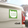 Green Tipped Ear Cat TNR 5x5 Car Magnet