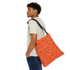 Orange Cat Tote Bag With Adjustable Strap