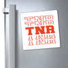 Stacked Text TNR Magnet For Community Cat Advocates And Supporters